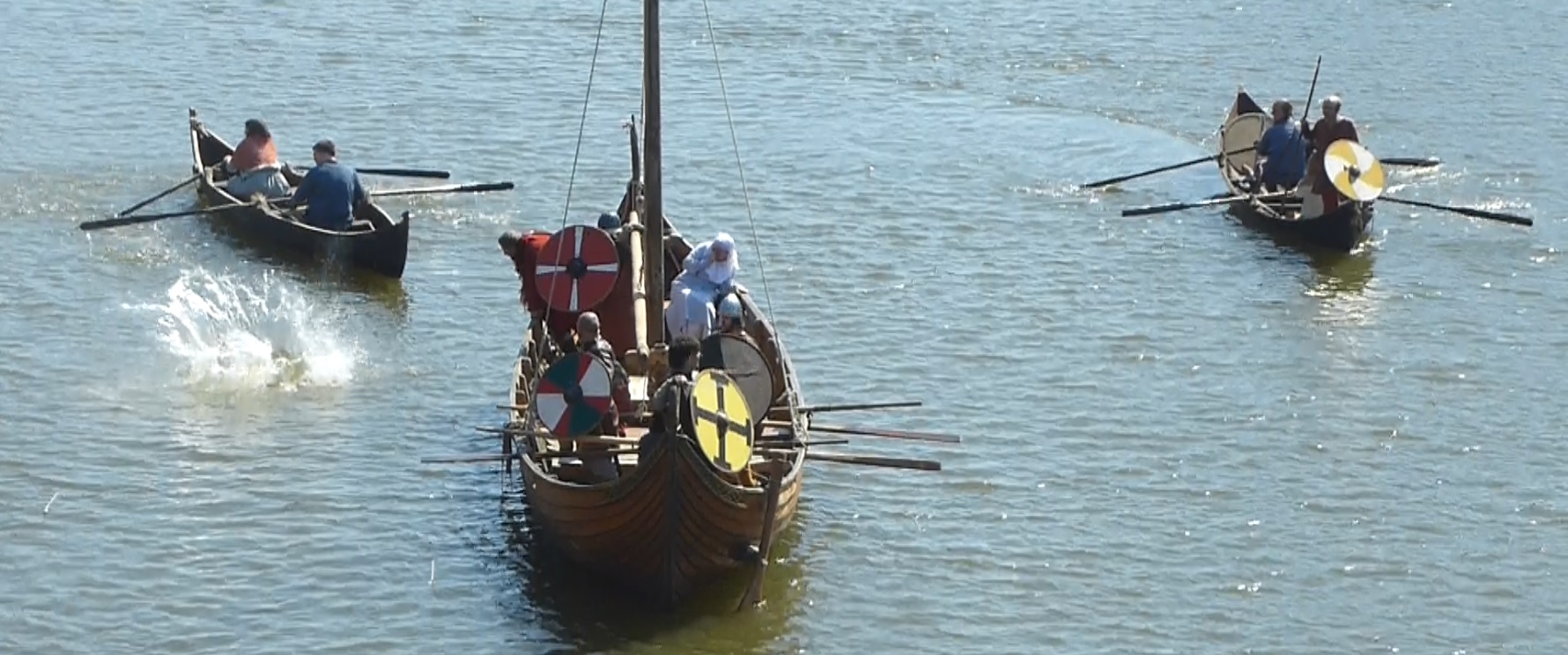 A naval skirmish - &copy; Malcolm Butler