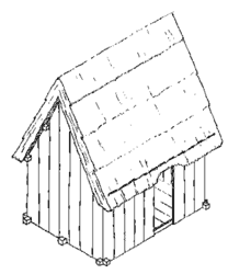 *The 'SFB' clad and thatched