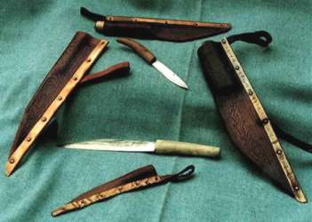 *Tooled leather sheaths